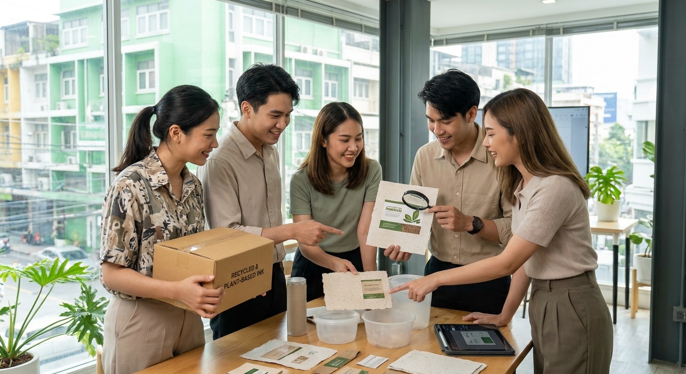 เทรนด์สิ่งพิมพ์ 2027! แพคเกจจิ้งรักษ์โลกดันยอดขาย SME - eco-friendly-packaging-trend-sme
