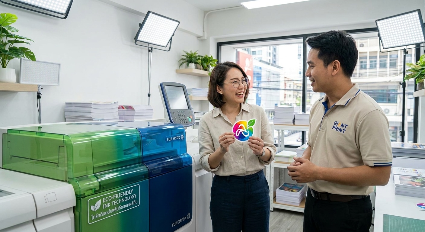 เทคโนโลยีหมึกรักษ์โลก 2026: ยกระดับ SME ยุค Eco-Friendly - eco-friendly-printing-technology-2026