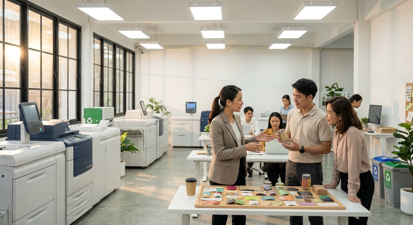 อัปเดตเทรนด์สิ่งพิมพ์ 2026! ฉลากสินค้ารักษ์โลกมาแรง - eco-friendly-printing-trend-2026