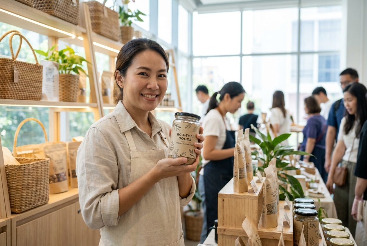 อัปเดตเทรนด์งานพิมพ์ 2027: ฉลากสินค้ารักษ์โลกเพื่อ SME - eco-friendly-printing-trend-2027