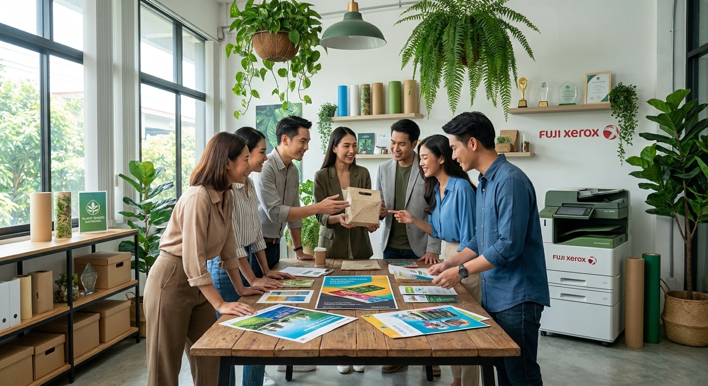 เทรนด์สิ่งพิมพ์ 2027! นวัตกรรมรักษ์โลก ดันยอดขาย SME ไทย - eco-friendly-printing-trend-2027