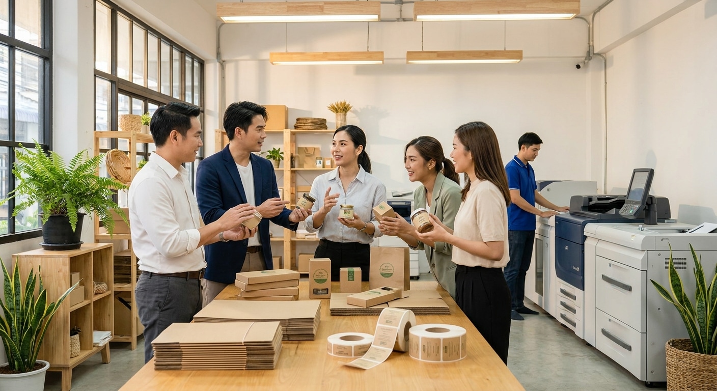 เทรนด์สิ่งพิมพ์ 2027: ฉลากและแพ็กเกจจิ้งรักษ์โลกมาแรง - eco-friendly-printing-trend-2027