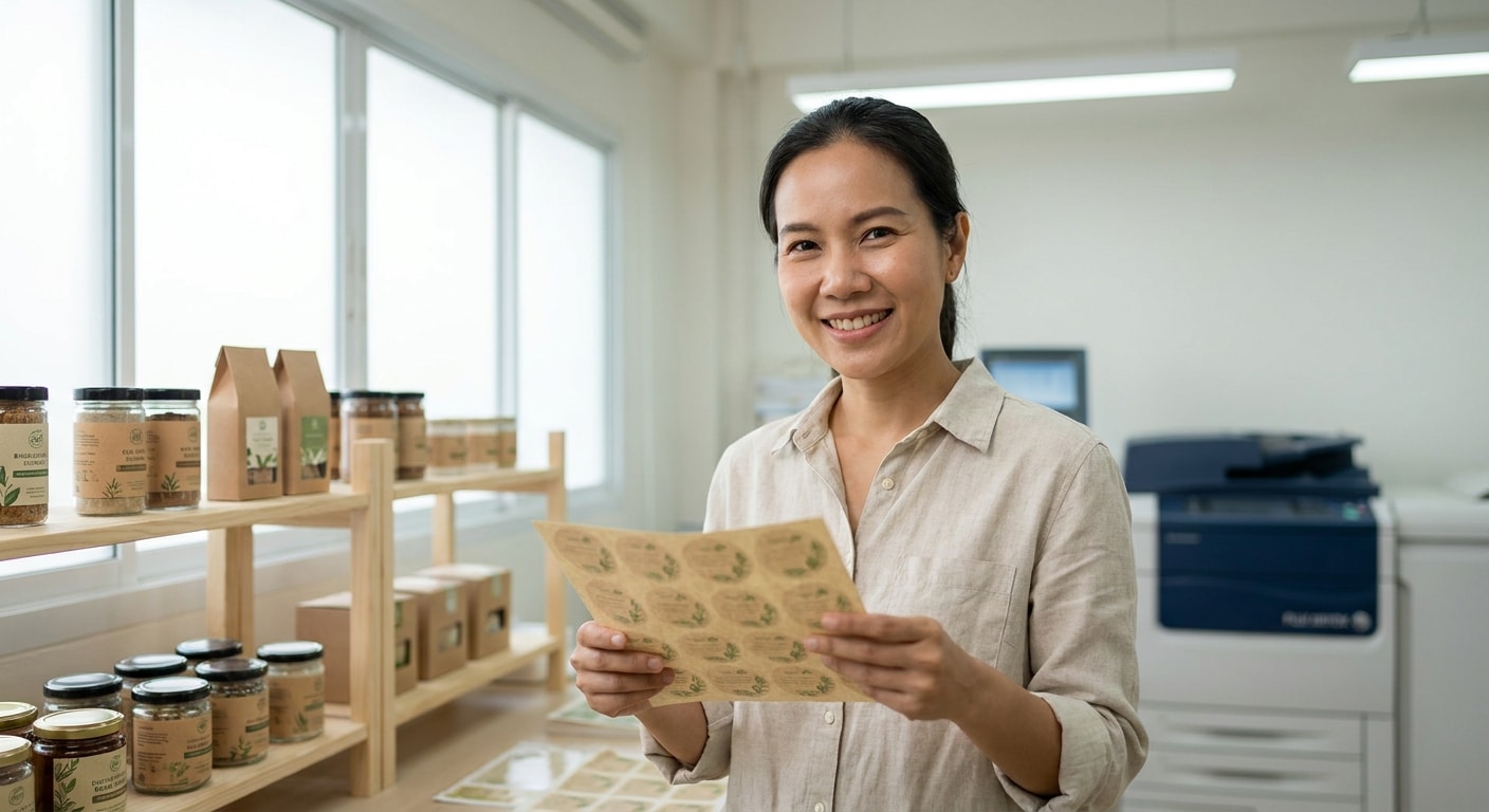 เทรนด์ 2027: สติ๊กเกอร์รักษ์โลก ย่อยสลายได้ ดันยอด SME - eco-friendly-sticker-trend-2027