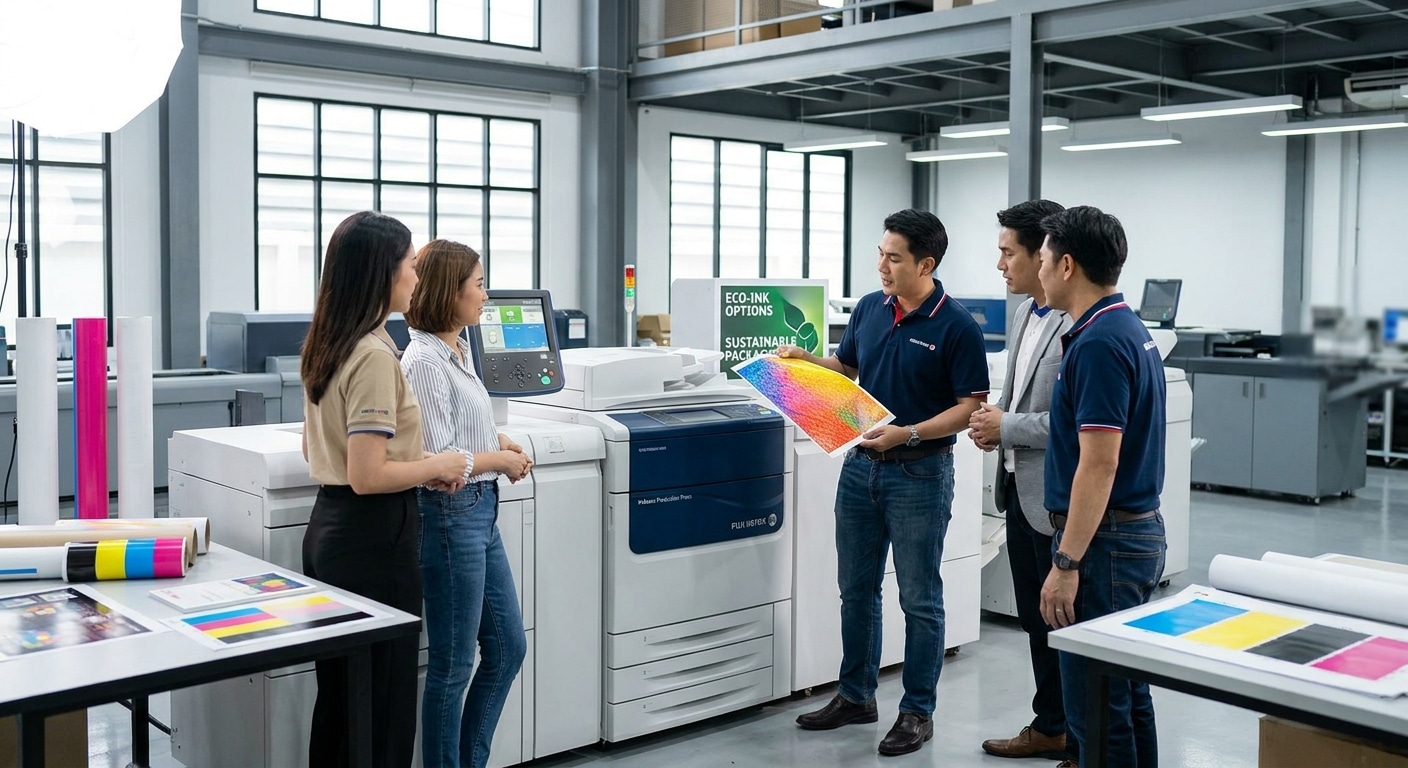 เทรนด์สิ่งพิมพ์ 2027: หมึกพิมพ์รักษ์โลก ยกระดับ SME - eco-ink-printing-trend-2027
