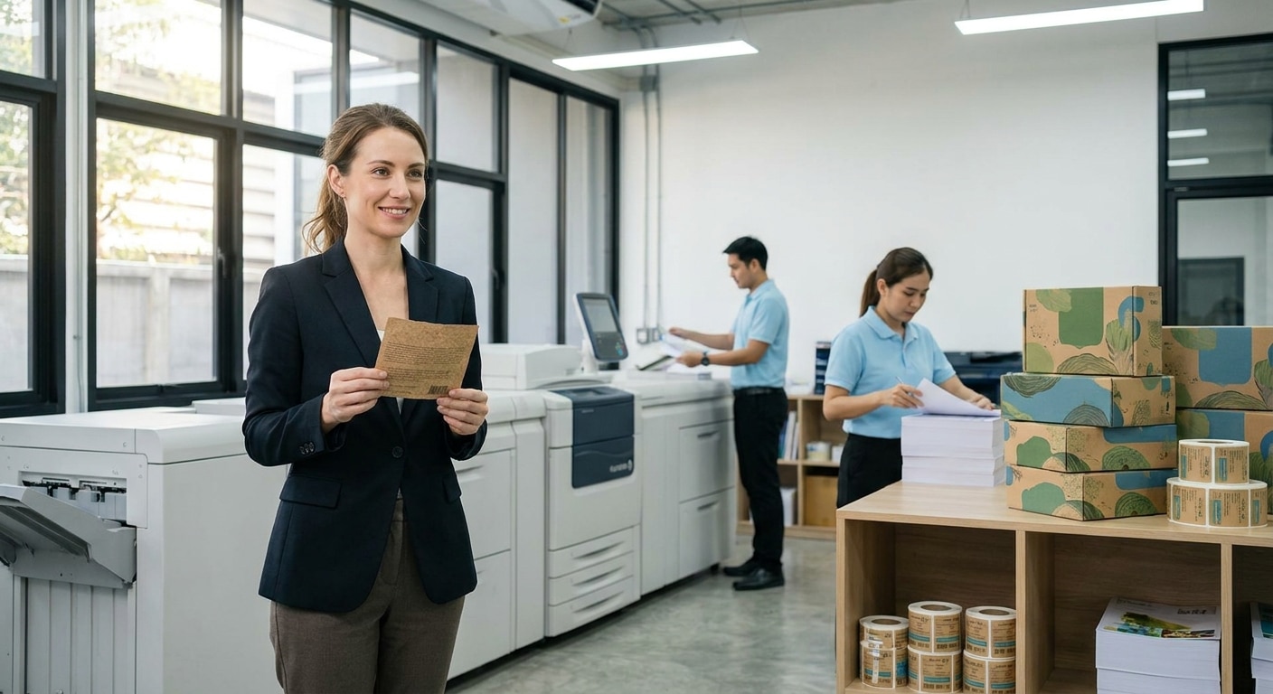 ส่องเทรนด์สิ่งพิมพ์ 2027: ฉลากสินค้ารักษ์โลกมัดใจลูกค้า - eco-label-printing-trend