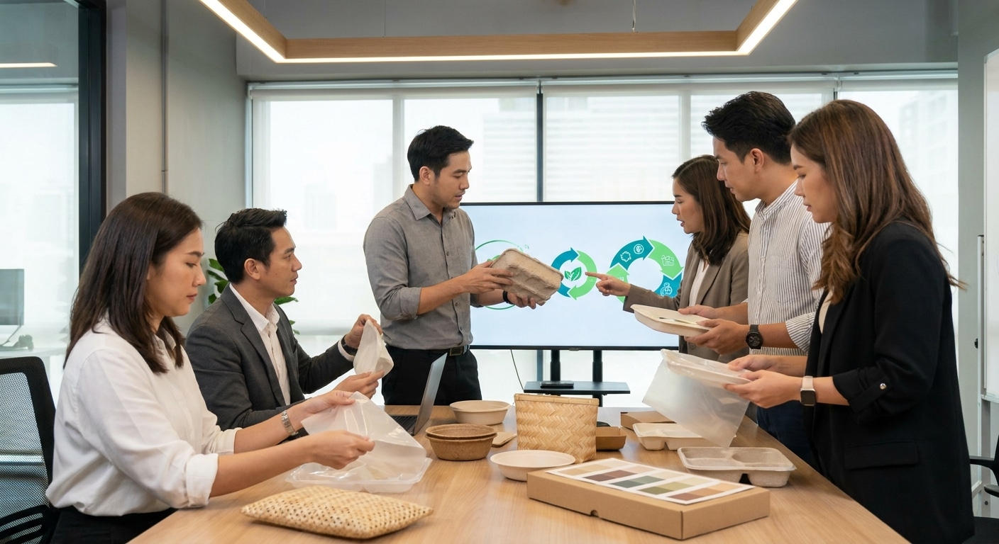 เทรนด์พิมพ์แพ็กเกจจิ้ง 2027: วัสดุรักษ์โลกมัดใจลูกค้า - eco-packaging-print-trends-future