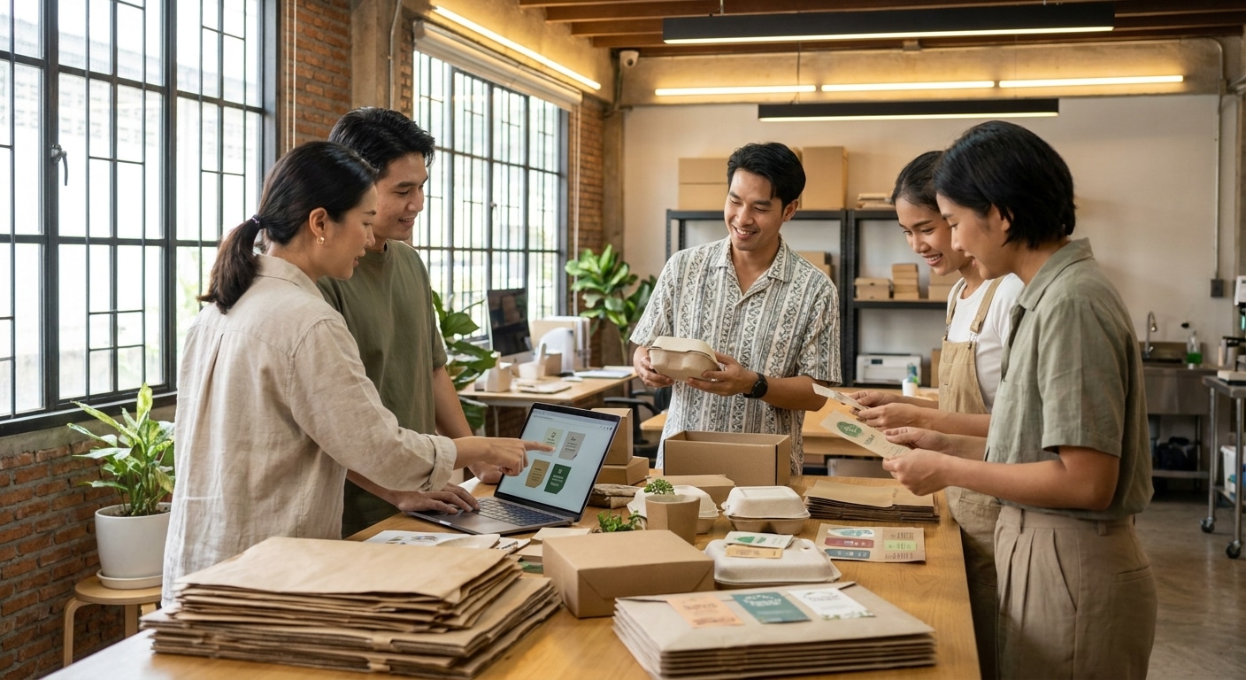 เทรนด์สิ่งพิมพ์ 2027! ฉลากแพคเกจจิ้งรักษ์โลกมาแรง - eco-packaging-printing-trend-2027