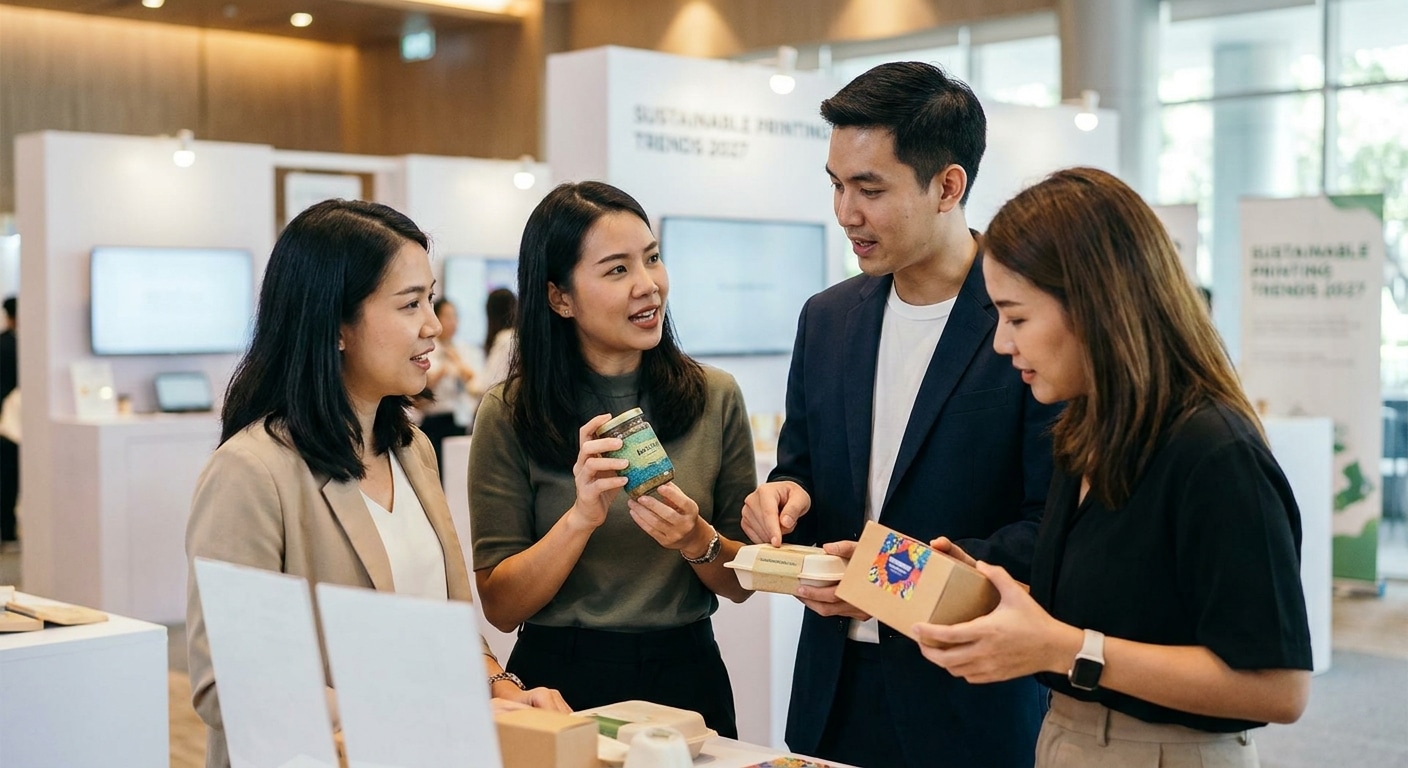 จับตาเทรนด์สิ่งพิมพ์ 2027: นวัตกรรมฉลากรักษ์โลกเพื่อ SME - eco-printing-trend-2027