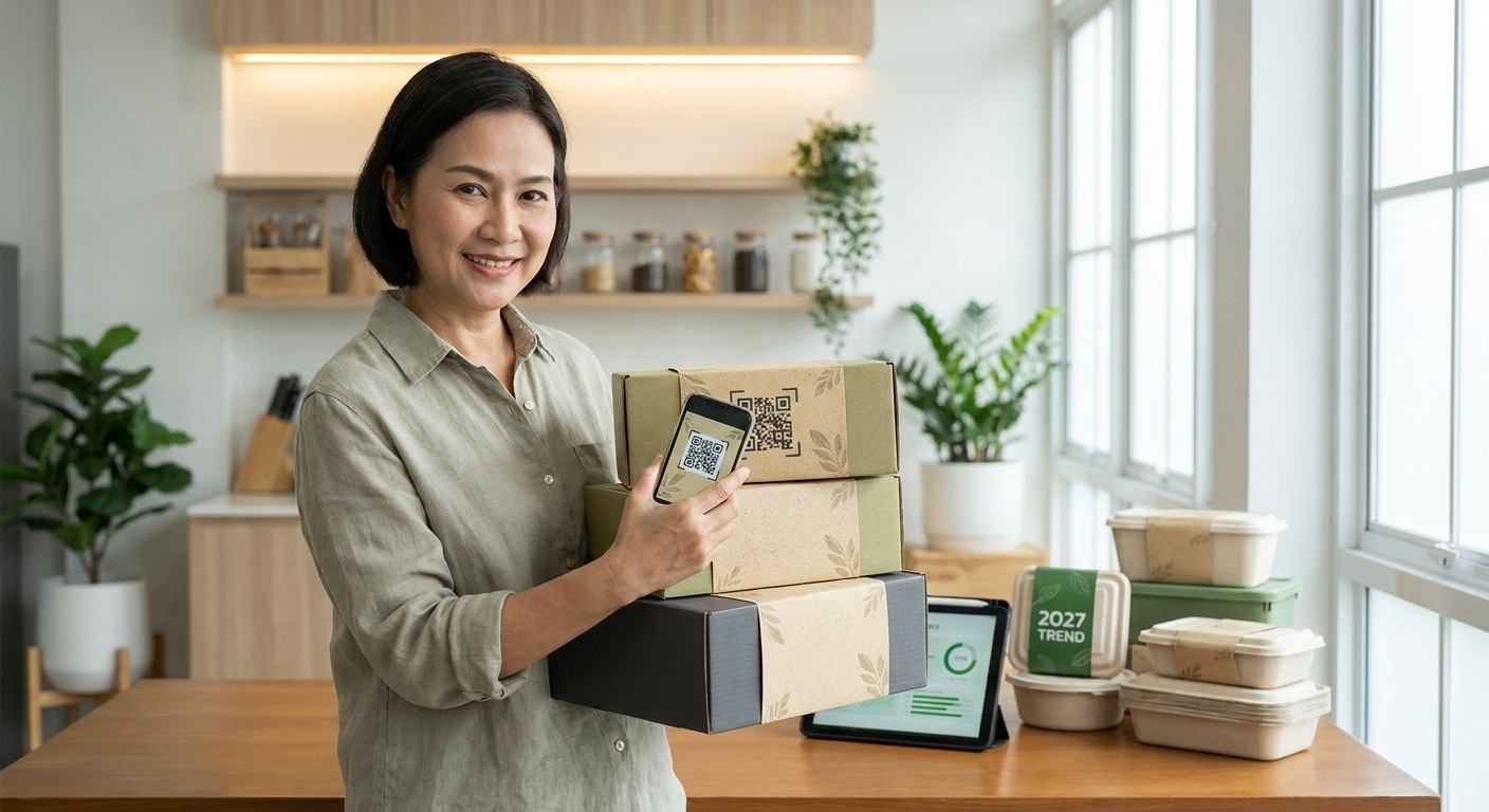 เทรนด์แพคเกจจิ้ง 2027! ฉลากอัจฉริยะรักษ์โลกมาแรง - eco-smart-label-trend-2027