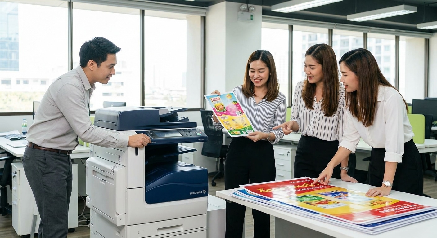 รู้จักเทคโนโลยี Fuji Xerox พิมพ์ฉลากสีสด คมชัด โดนใจ SME - fuji-xerox-digital-printing-sme