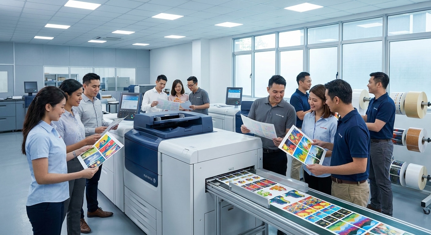 นวัตกรรมพิมพ์ Fuji Xerox ยกระดับฉลาก SME ปี 2026 - fuji-xerox-label-printing-tech