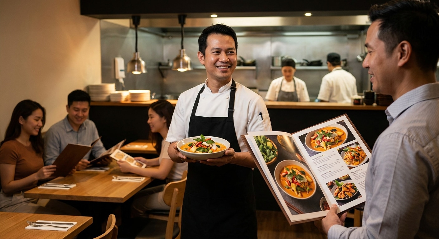 เทคโนโลยีพิมพ์เมนูสีสด ช่วยร้านอาหารเพิ่มยอดขาย - fuji-xerox-menu-printing-tech
