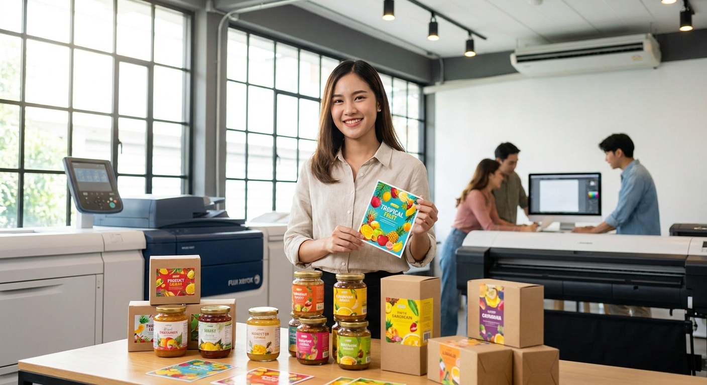 นวัตกรรม Fuji Xerox พิมพ์ฉลากสีสด ยกระดับแบรนด์ SME - fuji-xerox-printing-sme