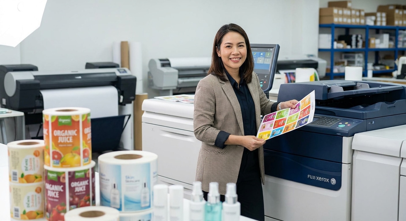เจาะลึกเทคโนโลยี Fuji Xerox พิมพ์ฉลากสีสด ยกระดับ SME - fuji-xerox-printing-tech
