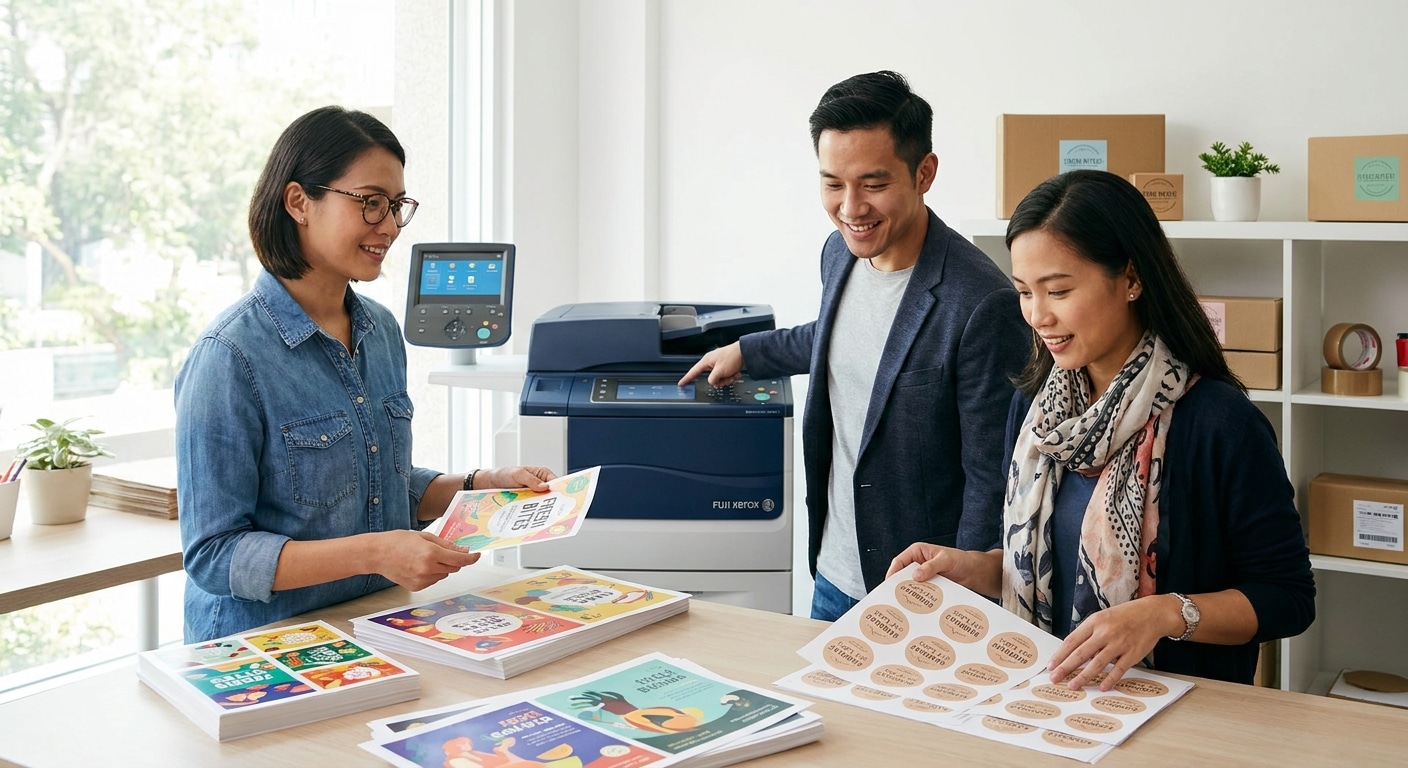 พิมพ์ฉลากสีสดคมชัดด้วย Fuji Xerox เทคโนโลยีตอบโจทย์ SME - fuji-xerox-printing-tech-sme