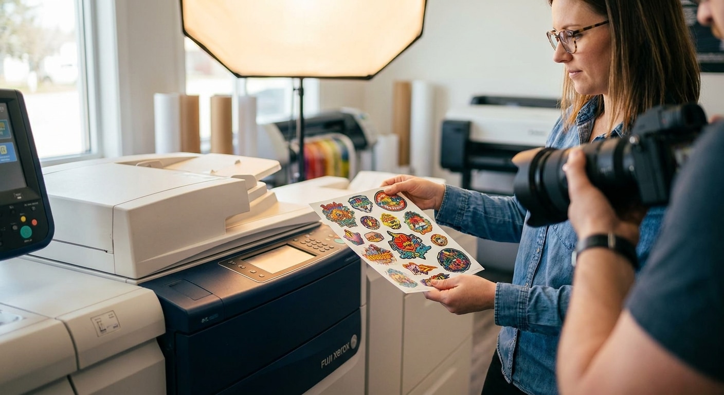 เจาะลึกเครื่องพิมพ์ Fuji Xerox ทำไมสีสติ๊กเกอร์ถึงสด คมชัด? - fuji-xerox-printing-technology