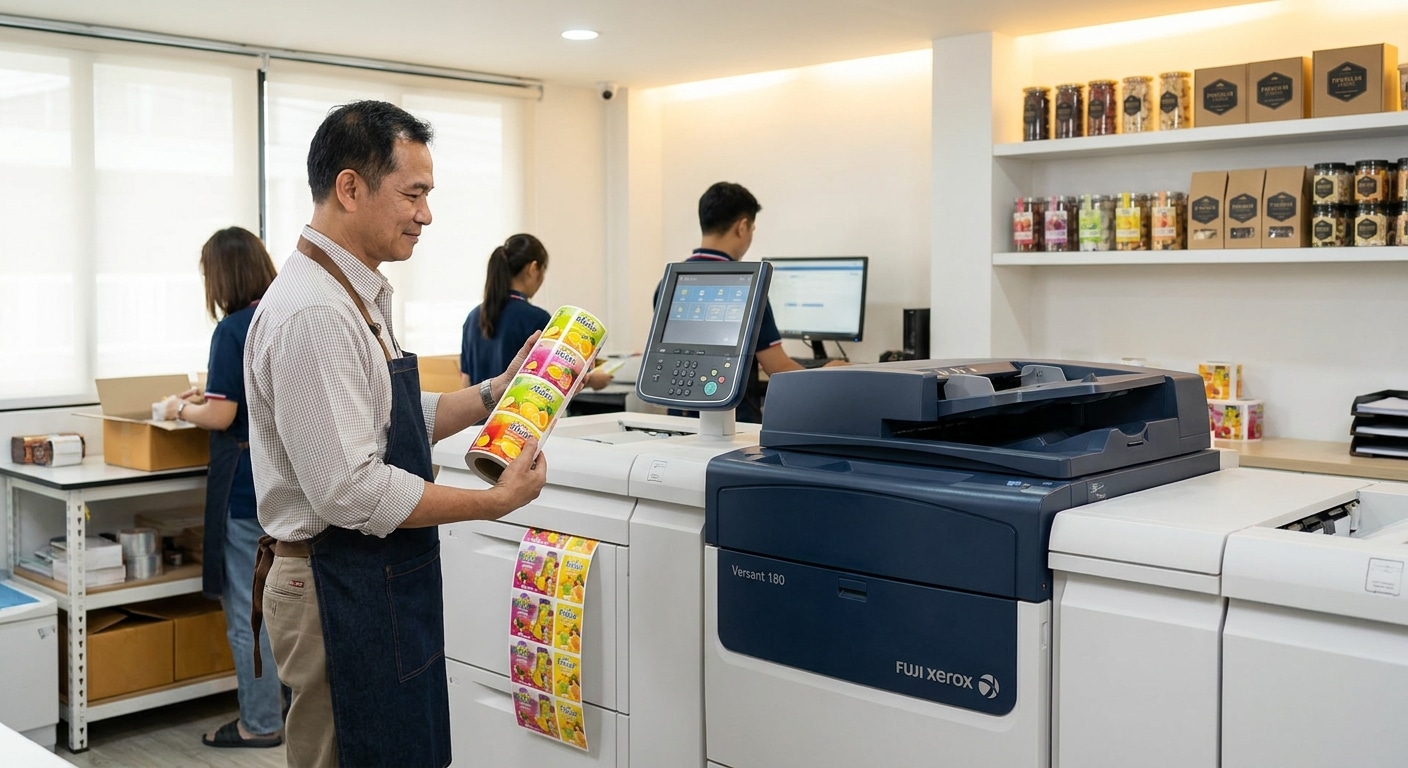 เจาะลึกนวัตกรรม Fuji Xerox พิมพ์ฉลากสีสด ยกระดับ SME ไทย - fuji-xerox-printing-technology