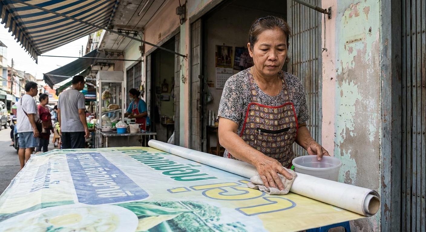 ดูแลป้ายไวนิลหน้าร้านอย่างไร ให้สีสดทนแดด ใช้งานได้นาน - how-to-maintain-vinyl-banner