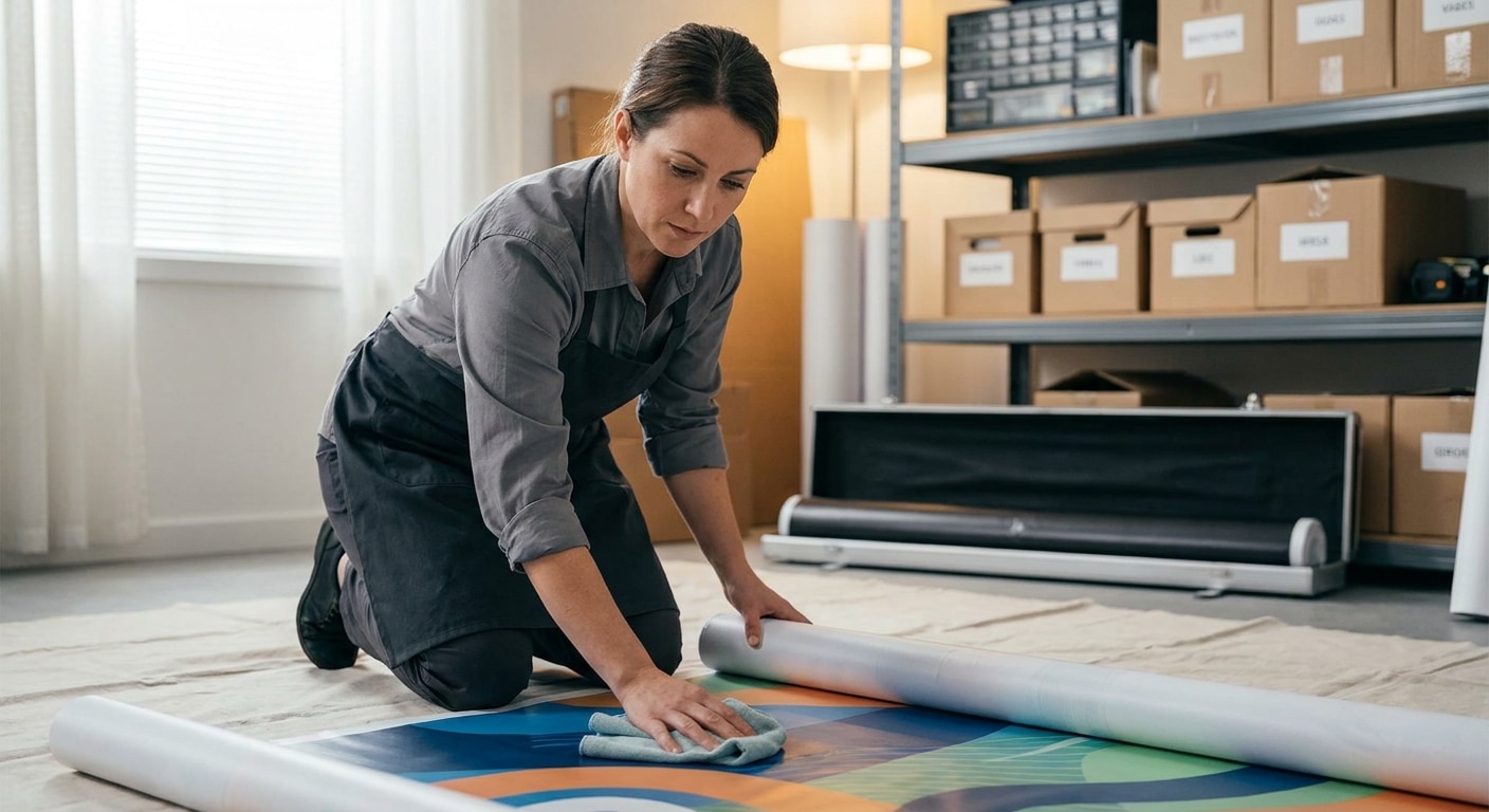 วิธีดูแลป้ายไวนิลและโรลอัพให้สีสด ยืดอายุใช้งานยาวนาน - how-to-maintain-vinyl-signs
