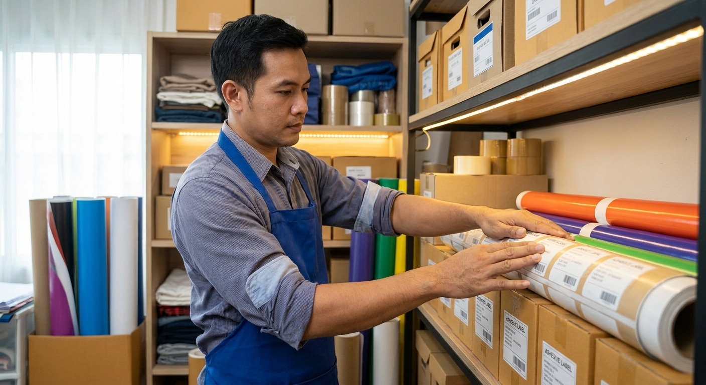 วิธีเก็บรักษาสติ๊กเกอร์และป้ายไวนิล ยืดอายุใช้งาน เซฟงบ SME - how-to-maintain-vinyl-sticker
