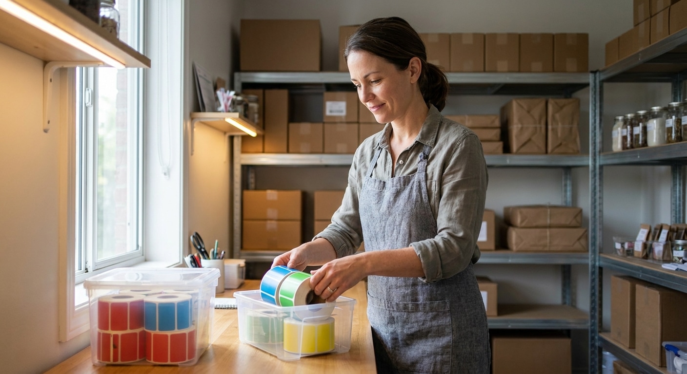 เคล็ดลับเก็บสติ๊กเกอร์ฉลากสินค้า สต็อกนานกาวก็ไม่เสื่อม - how-to-store-sticker-labels