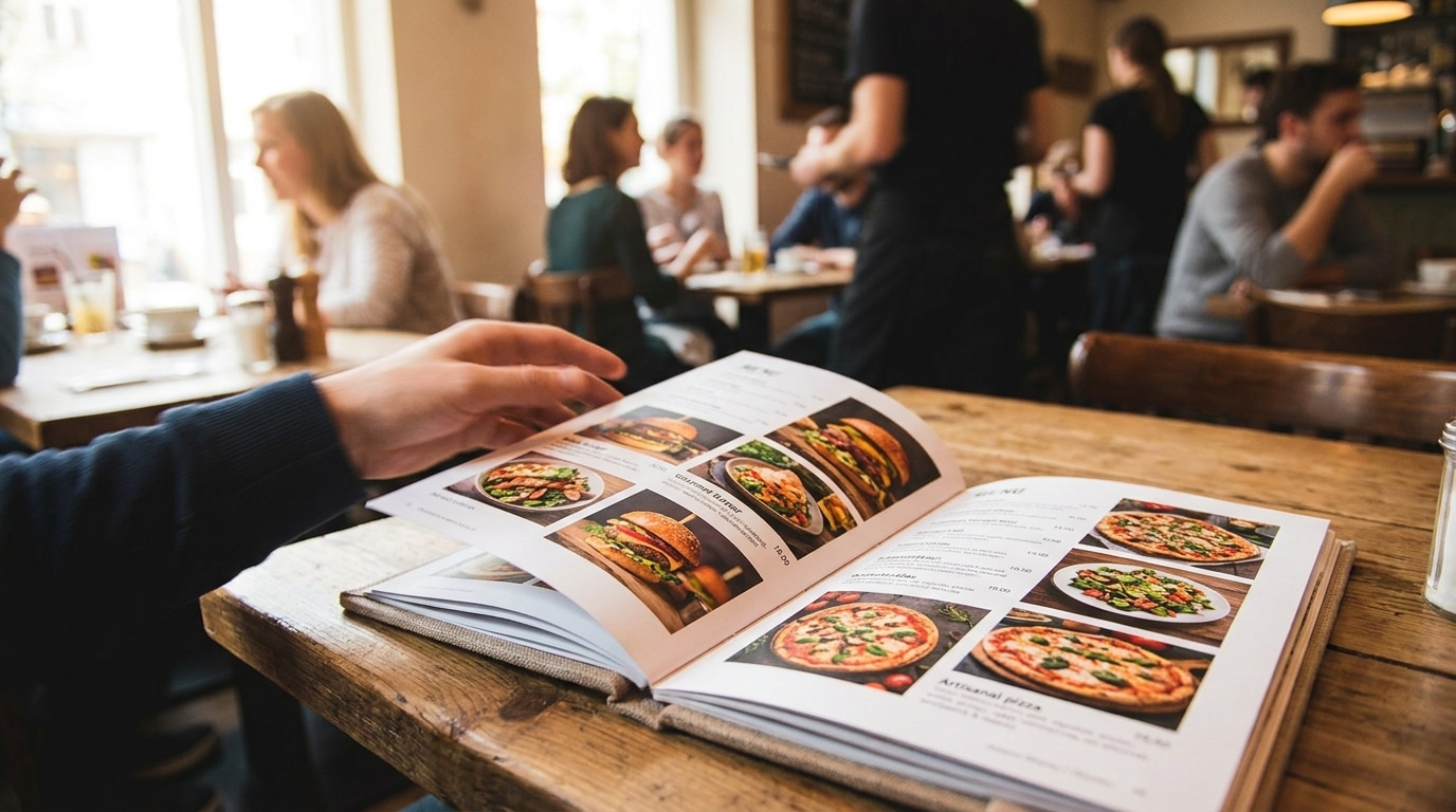 จัดหน้าเมนูอาหารอย่างไร ให้ลูกค้าสั่งเพิ่ม! - menu-design-increase-sales