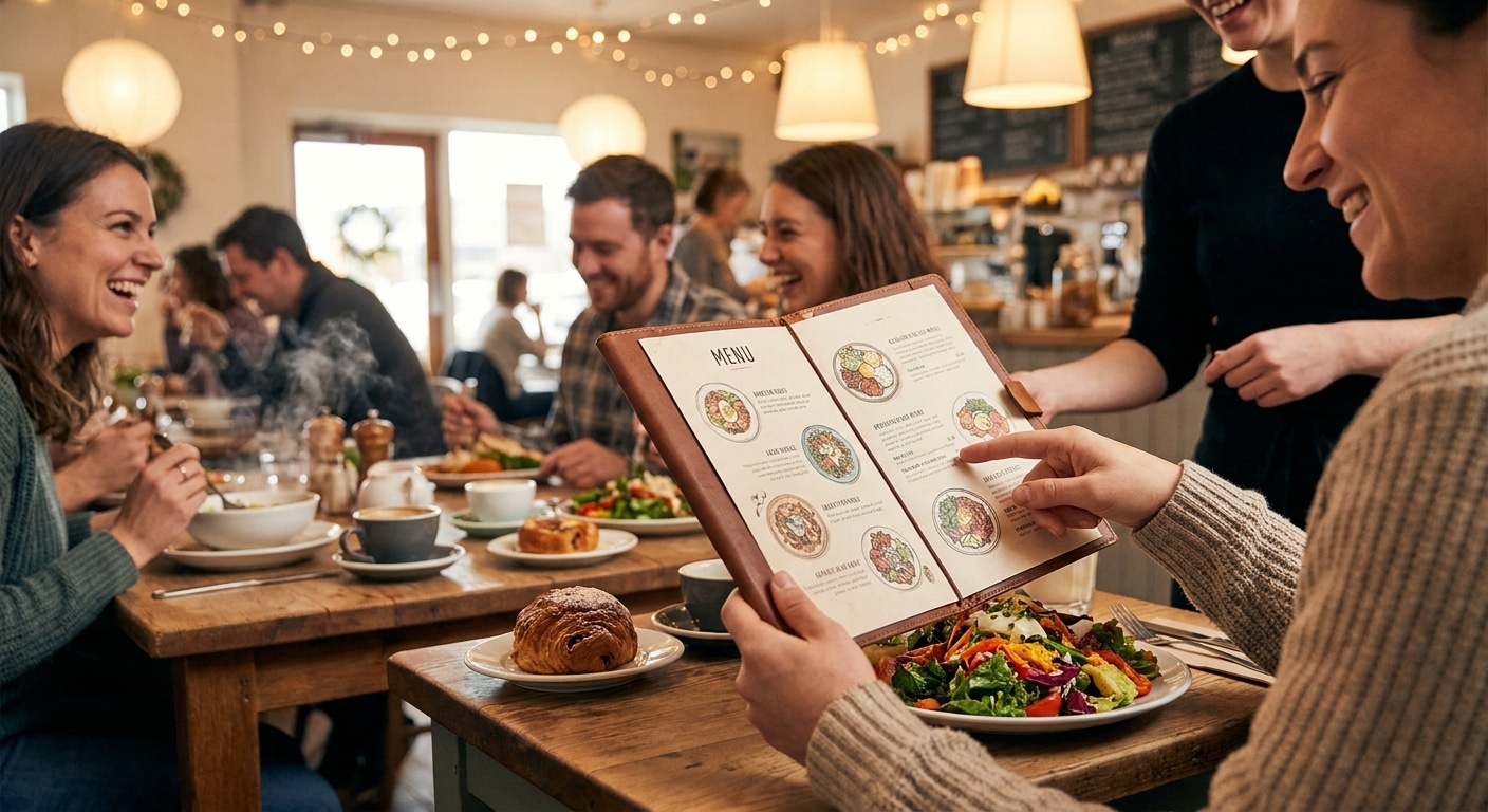จิตวิทยาออกแบบเมนูอาหารและป้ายร้าน ช่วย SME อัปยอดขาย - menu-design-psychology-tips