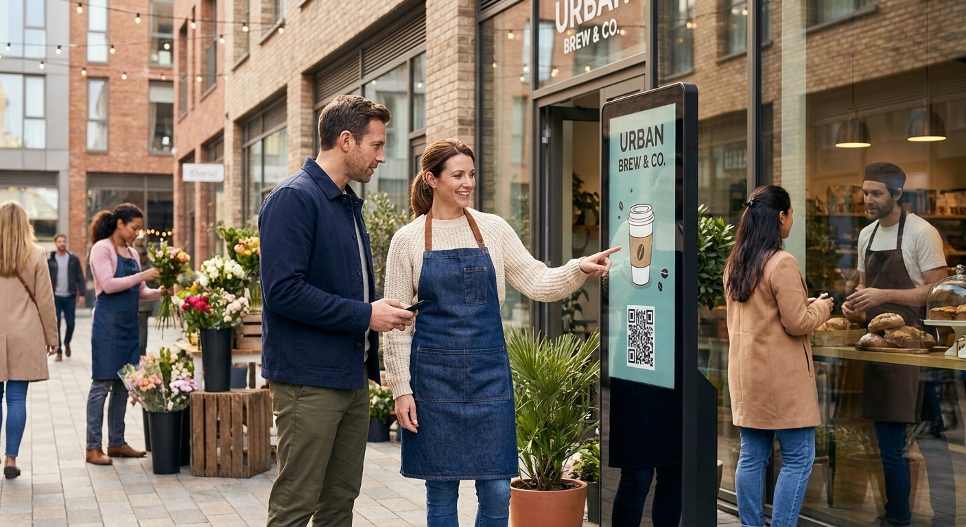 ทริคทำ O2O Marketing เชื่อมป้ายหน้าร้านสู่ออนไลน์ ดันยอด SME - o2o-marketing-print-signage-strategy