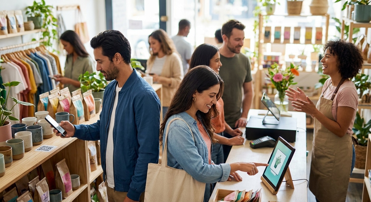 ยอดขายพุ่ง! ทริคใช้สติ๊กเกอร์และป้ายโฆษณาทำ O2O Marketing - o2o-marketing-print-signage-tips