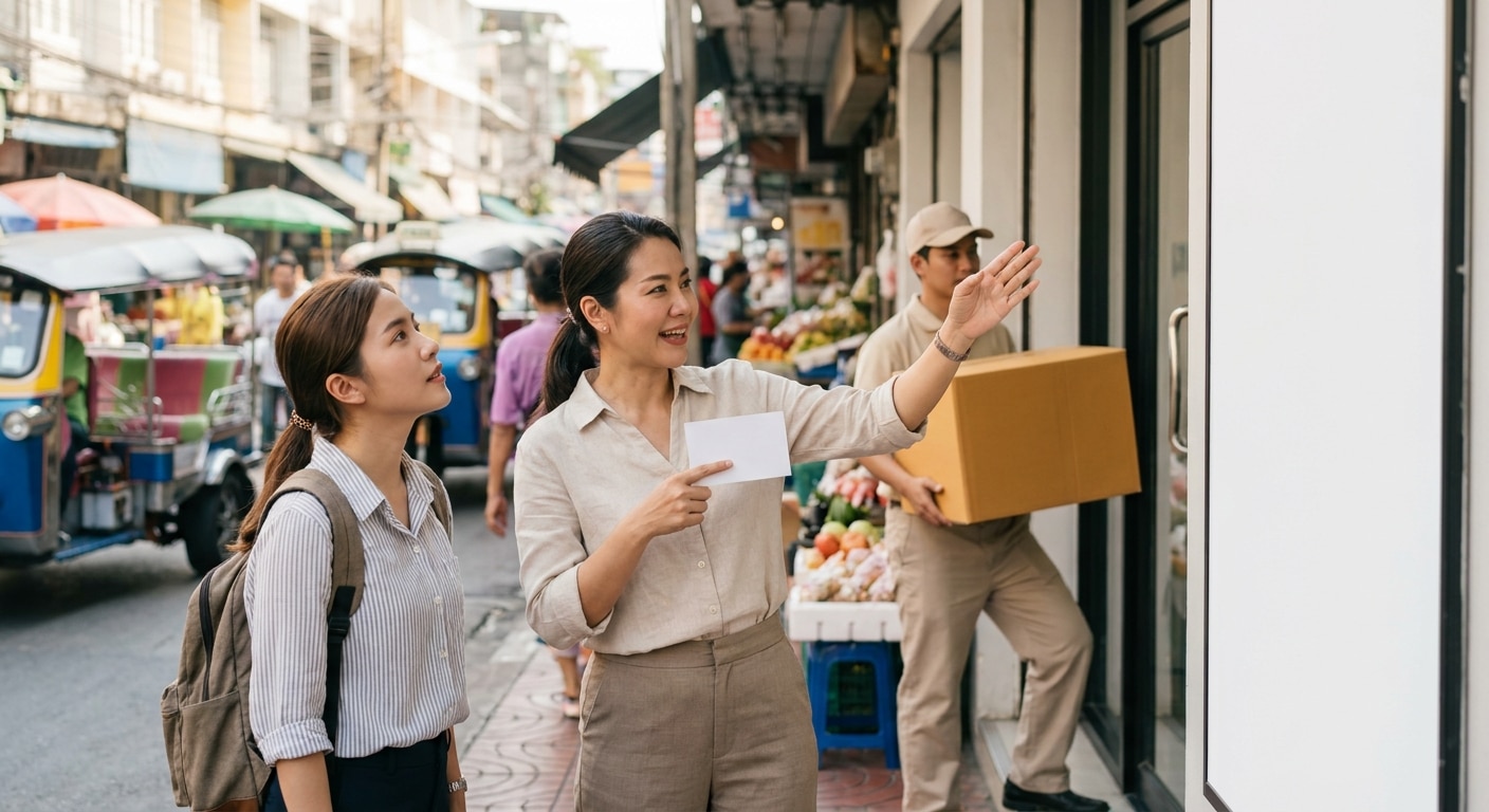 กลยุทธ์ O2O ปี 2026 เพิ่มยอดขายด้วยป้ายและนามบัตร - o2o-marketing-signage-business-card