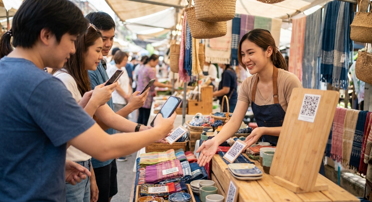 การตลาด O2O ติด QR Code บนฉลากและป้าย ดันยอดขาย SME - o2o-print-marketing-qr-labels