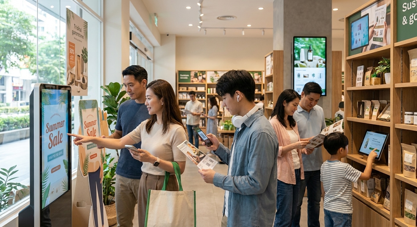 กลยุทธ์สิ่งพิมพ์ 2026 เพิ่มยอดขายร้านค้าด้วยการตลาด O2O - o2o-print-marketing-strategy