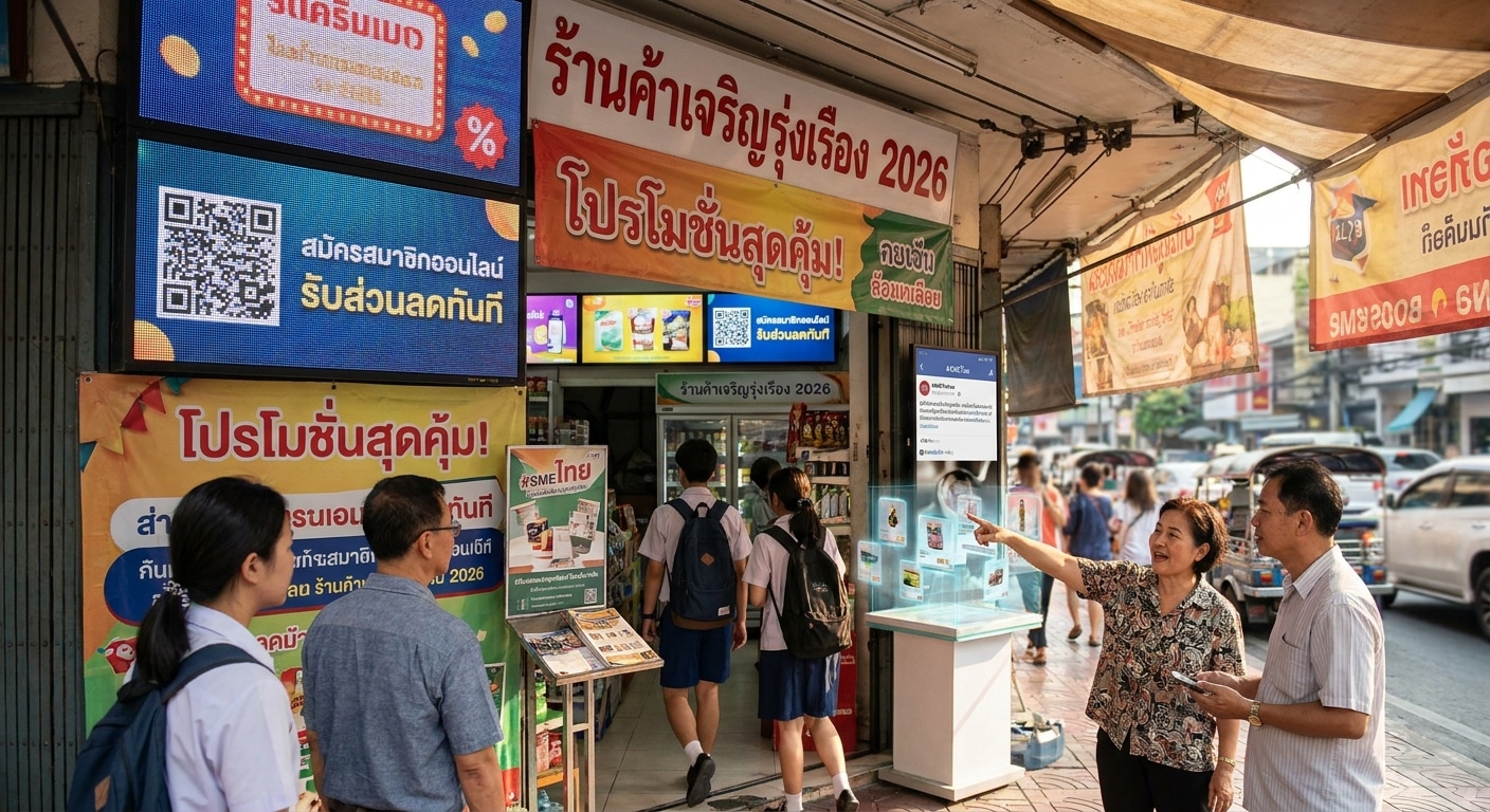 เพิ่มยอดขายหน้าร้าน 2026! ดึงดูดลูกค้าด้วยป้ายและสติ๊กเกอร์ - offline-marketing-print-signage