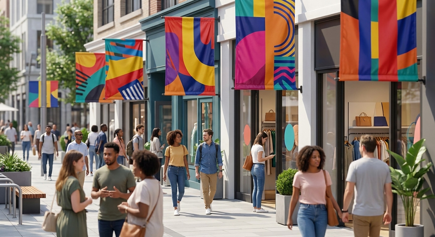 ออกแบบป้ายไวนิลหน้าร้าน ให้ดึงดูดลูกค้าใน 3 วินาที - outdoor-vinyl-banner-design-tips