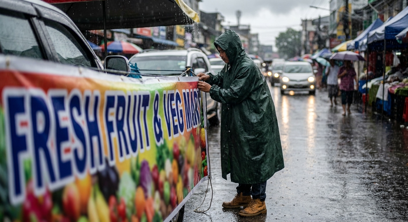 วิธีดูแลป้ายไวนิลหน้าฝน ให้สีสดทนทาน ไม่ซีดจางง่าย - outdoor-vinyl-banner-maintenance
