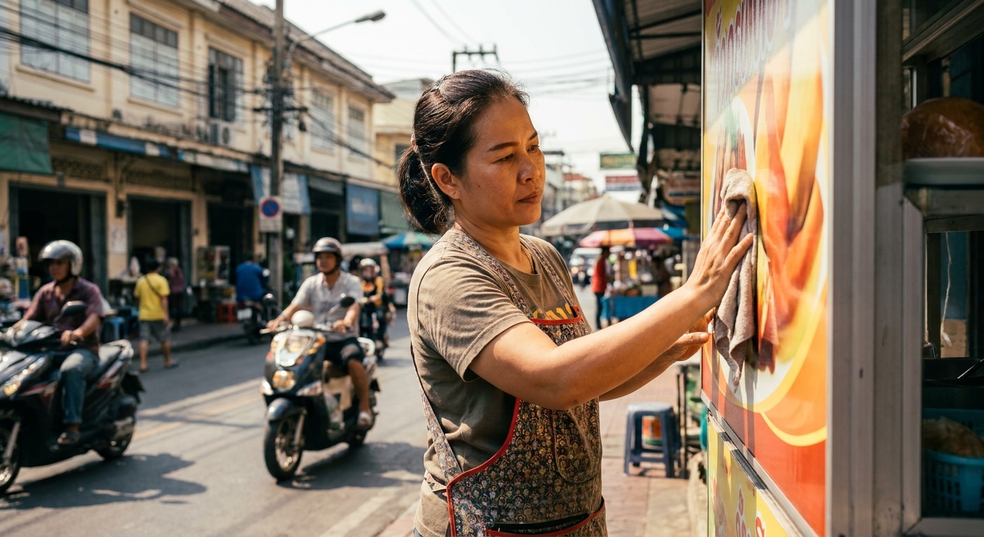 ทริคดูแลป้ายไวนิลหน้าร้านให้สีสดทนแดด ยืดอายุใช้งาน - outdoor-vinyl-banner-maintenance