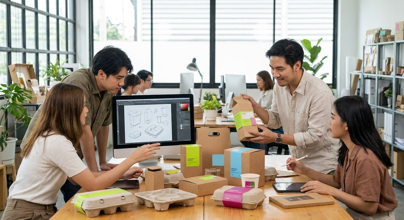 จับตาเทรนด์ออกแบบแพ็กเกจจิ้ง 2027! นวัตกรรมรักษ์โลกมาแรง - packaging-design-trends-2027