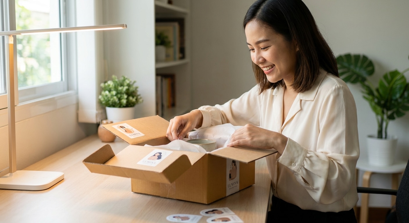 เคล็ดลับออกแบบกล่องพัสดุแบรนด์ สร้างยอดแชร์ Unboxing - packaging-design-unboxing-tips