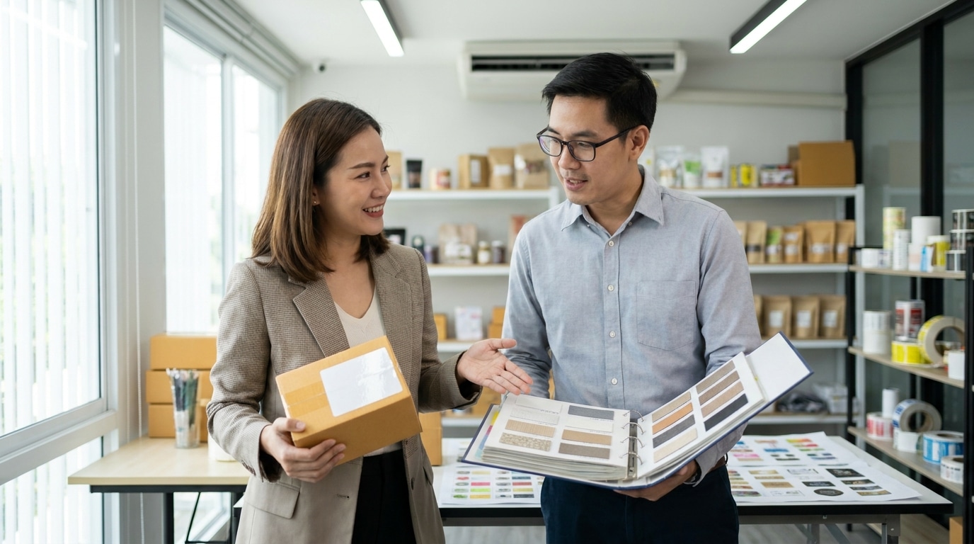 ไขข้อข้องใจ SME! เลือกสติ๊กเกอร์ติดแพ็กเกจจิ้งอย่างไรดี - packaging-sticker-material-guide