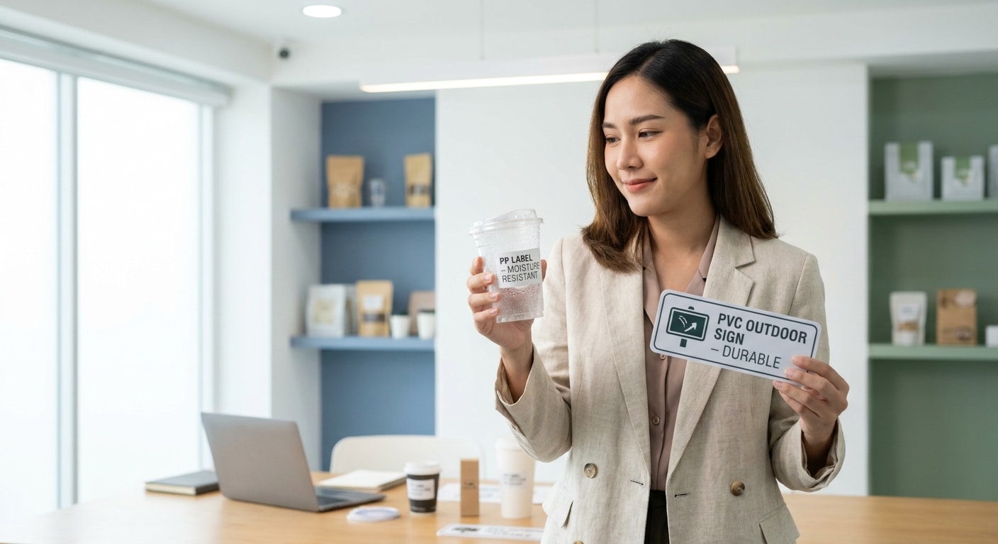 PP vs PVC เลือกสติ๊กเกอร์ฉลากสินค้าแบบไหนให้เหมาะกับแบรนด์ - pp-vs-pvc-sticker-labels