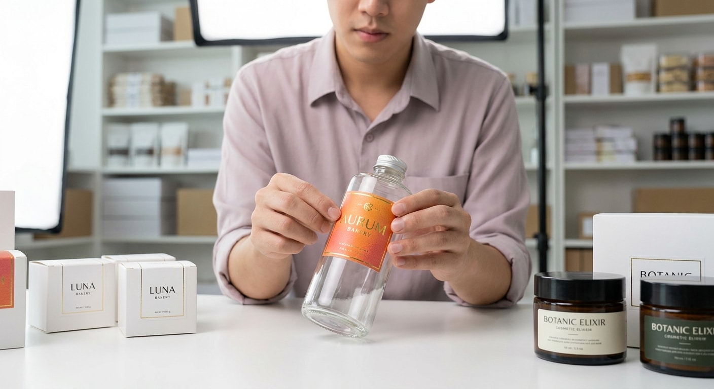 พิมพ์สติ๊กเกอร์ฉลากสินค้าให้ดูแพง อัปยอดขายพุ่ง - premium-product-label-sticker