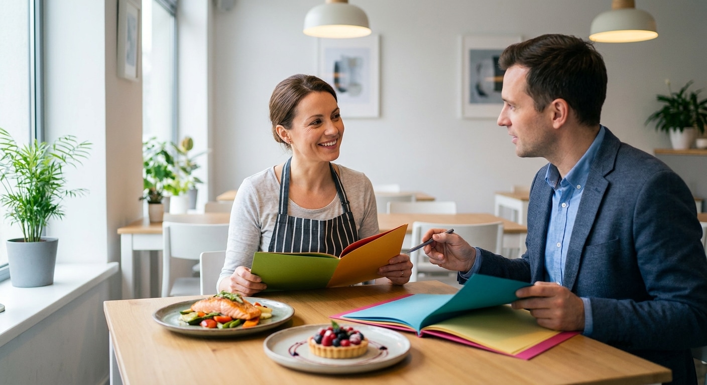 จิตวิทยาออกแบบเมนูอาหาร กระตุ้นยอดสั่งซื้อเพิ่มกำไรให้ SME - restaurant-menu-design-marketing