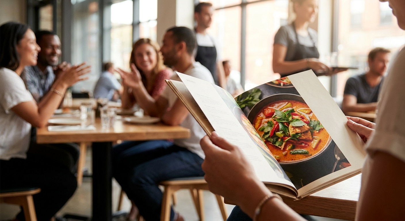 เคล็ดลับออกแบบเมนูอาหารให้ดึงดูดใจ กระตุ้นยอดสั่งฉลุย! - restaurant-menu-design-tips
