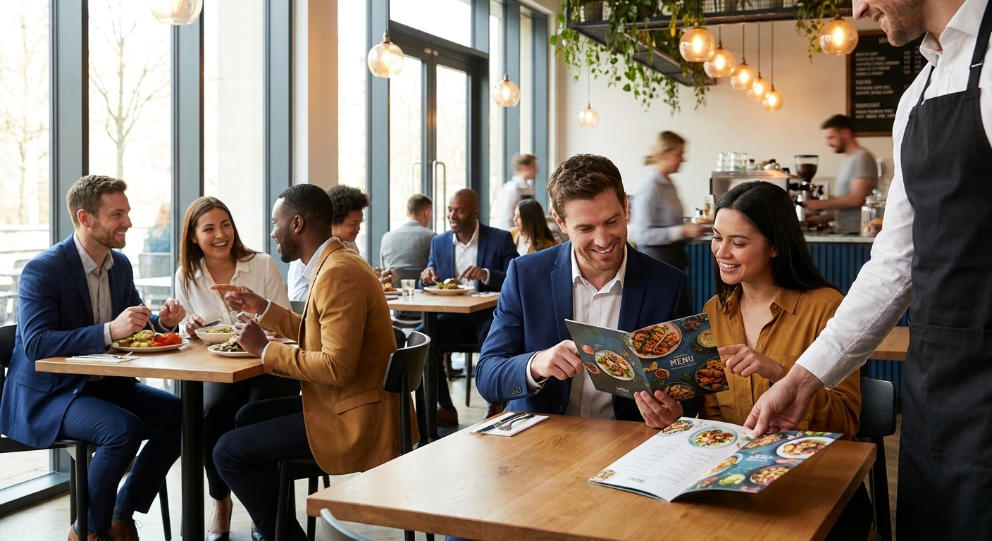 ทริคออกแบบเมนูอาหารกระตุ้นยอดขาย ลูกค้าเห็นปุ๊บสั่งปั๊บ - restaurant-menu-design-tips