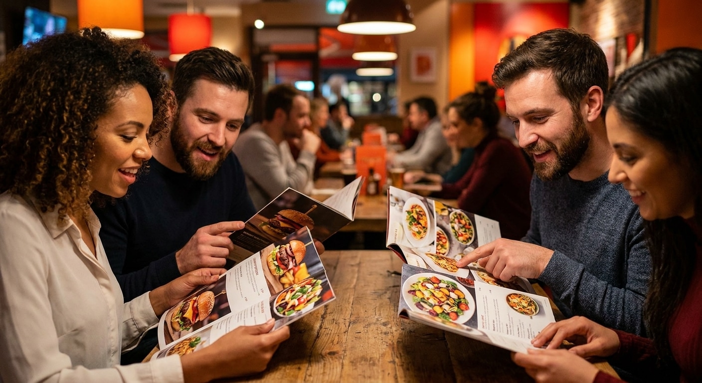 เทคนิคออกแบบเมนูร้านอาหาร กระตุ้นความหิวเพิ่มยอดขาย - restaurant-menu-design-tips