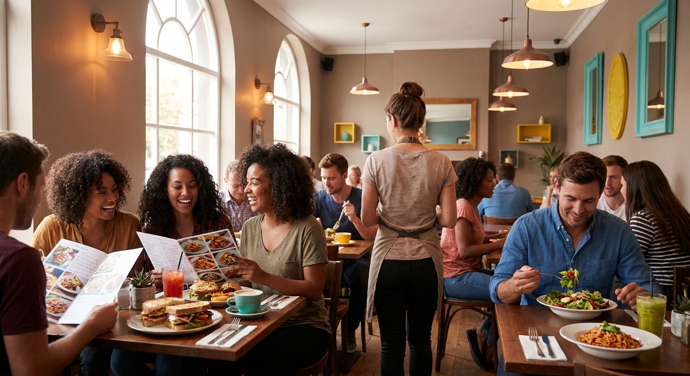 จิตวิทยาออกแบบเมนูอาหาร จัดภาพยังไงให้ยอดขายปัง - restaurant-menu-design-tips