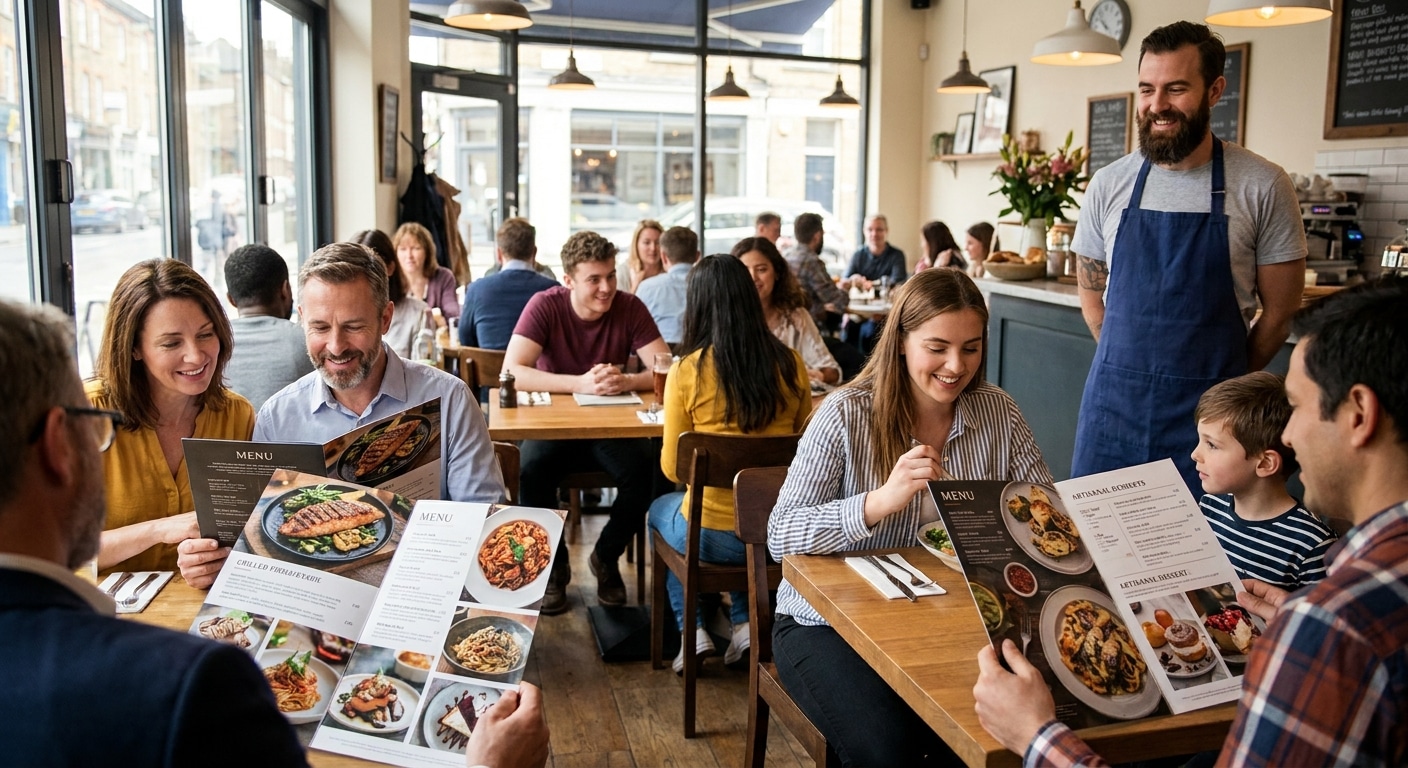 เคล็ดลับออกแบบเมนูร้านอาหาร ให้ยอดขายพุ่งแบบไม่รู้ตัว - restaurant-menu-design-tips