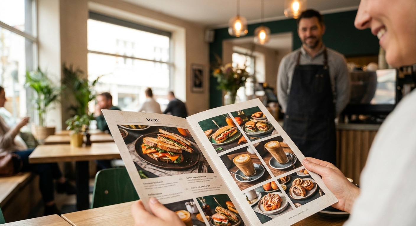 5 ทริคออกแบบเมนูร้านอาหาร ให้อ่านง่ายและเพิ่มยอดสั่งซื้อ - restaurant-menu-design-tips