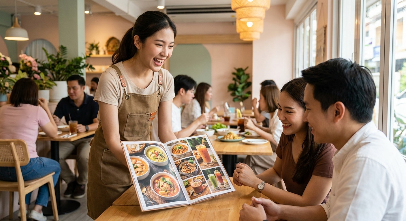 ออกแบบเมนูร้านอาหารให้ปัง กระตุ้นยอดสั่งซื้อฉบับ SME - restaurant-menu-design-tips
