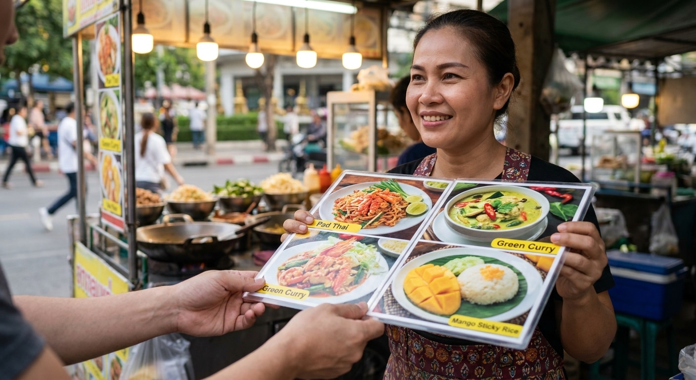 ทริคพิมพ์เมนูอาหารสีสด ดึงดูดใจ อัปยอดขายให้ร้าน SME - restaurant-menu-printing-tips